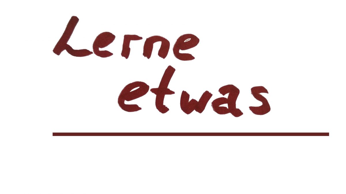 Lerne etwas