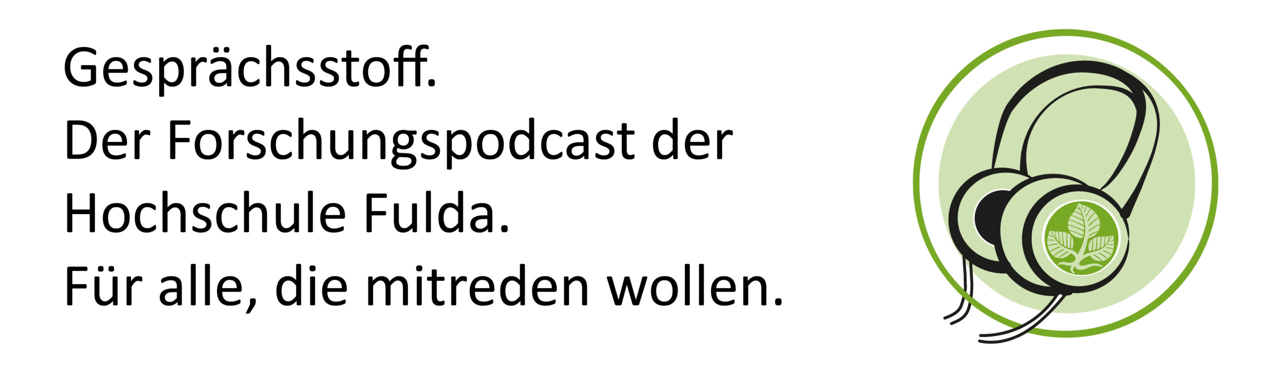 Das Logo des Podcasts Gesprächsstoff